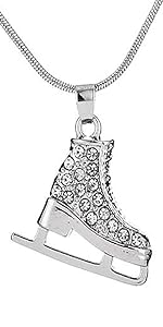 BANCHELLE Skate Pendant Necklaces for Girls Teen Birthday Gift