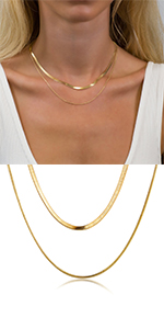 gold necklace