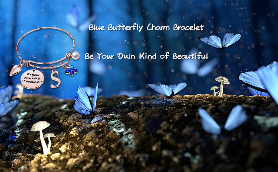 Butterfly Charm Bracelets for Women