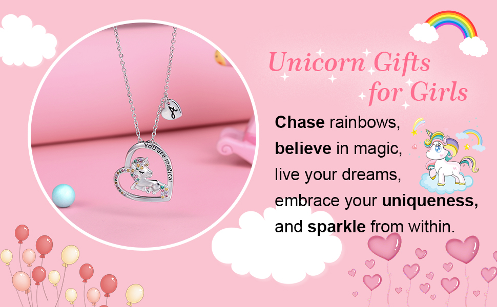 unicorn necklace unicorn gifts for girls unicorns gifts