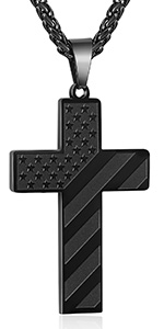 18+2 Inches Cross Necklace