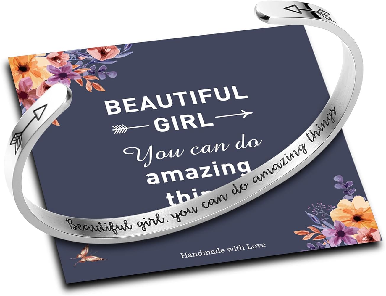 Mothers Day Gifts Bracelets for Women Girls, Quote Mantra Bracelet Funny Inspirational Jewelry Gifts for Best Friend, Mom, Daughter, Son, Sister, Niece Birthday Mothers Day Present Come Gift Box