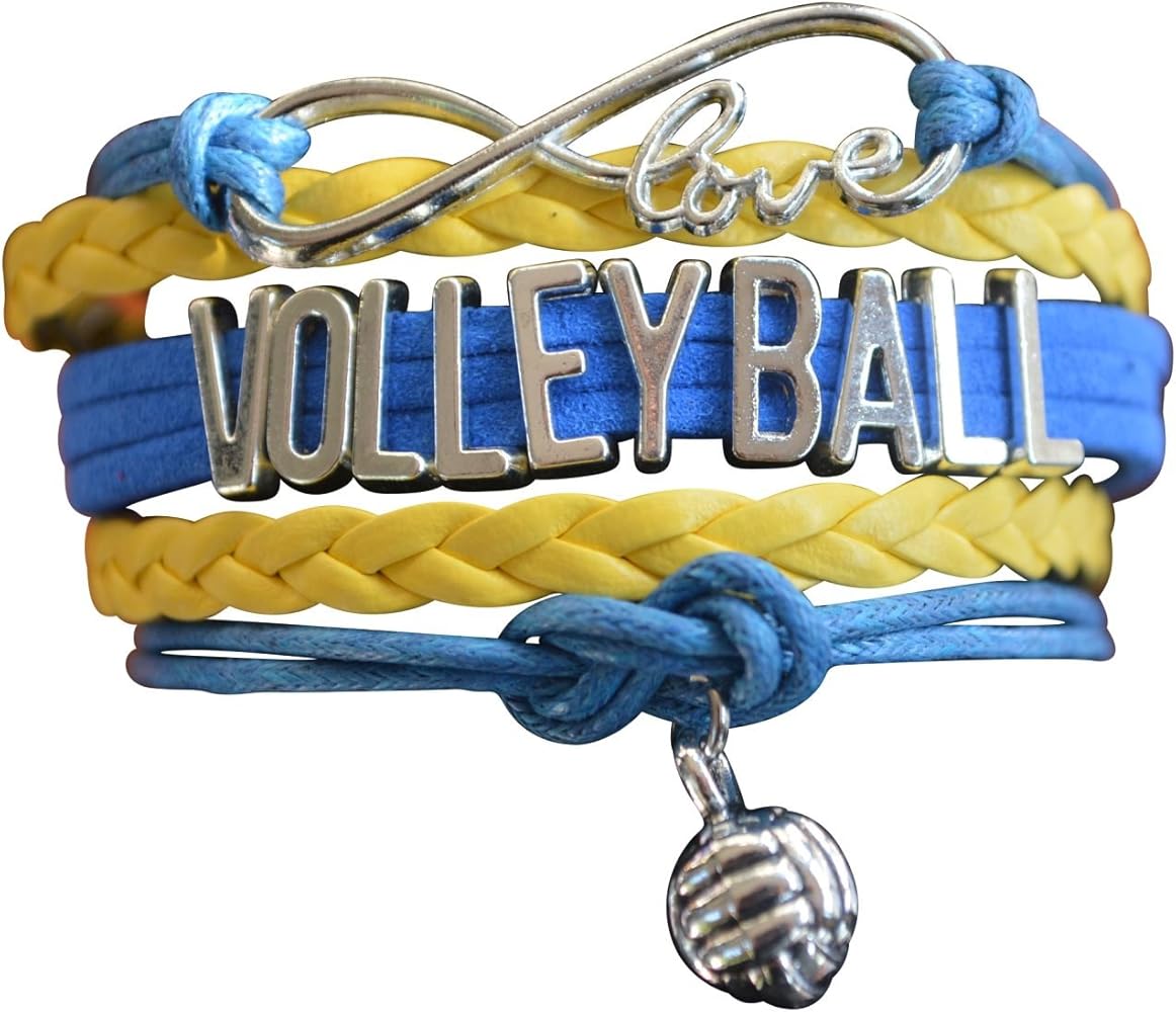 Infinity Collection Volleyball Bracelet- Girls Volleyball Jewelry - Perfect Volleyball Gifts for Players