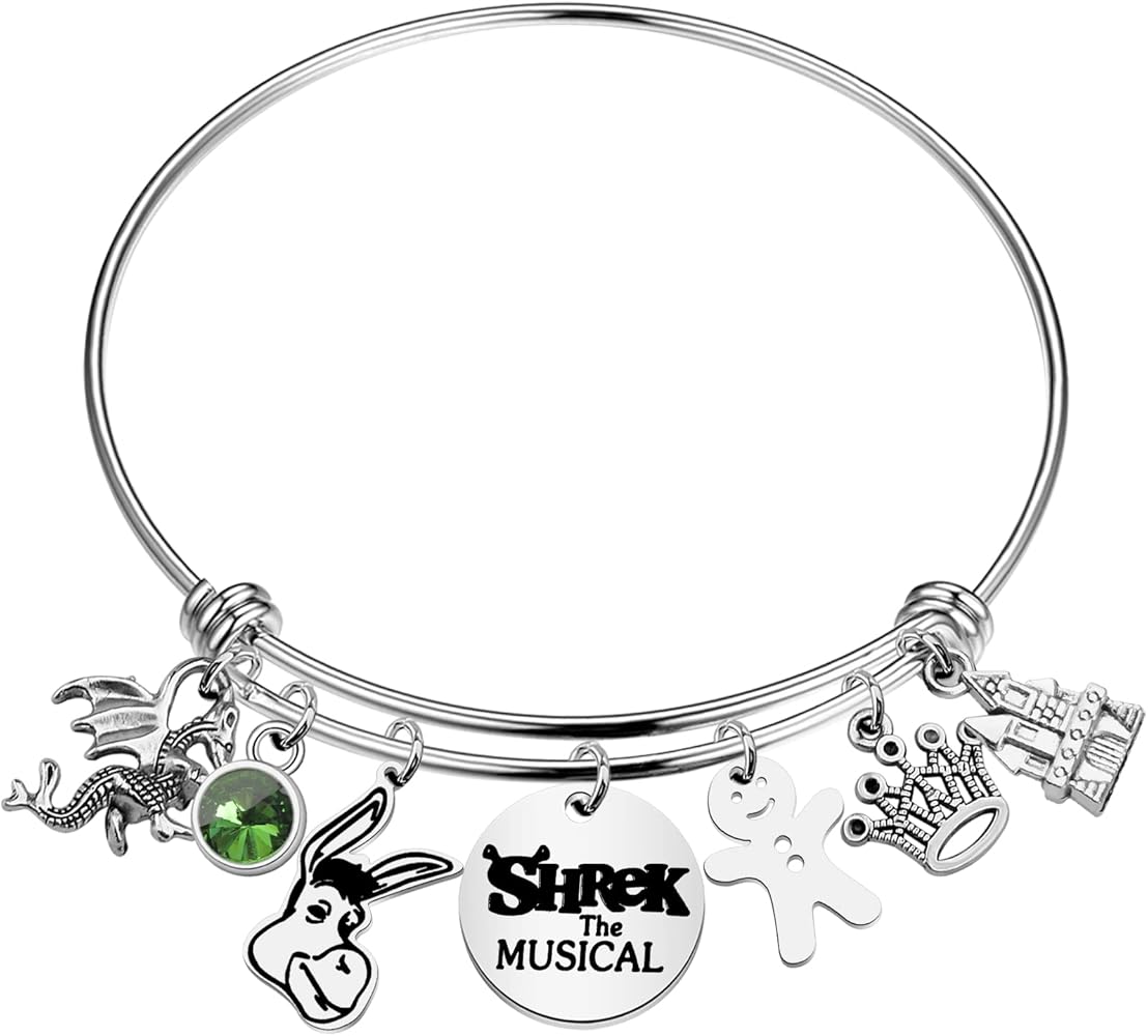 FAADBUK Cartoon Movie Inspired Bracelet Monster Musical Theatre Gift Green Monster Fans Gift