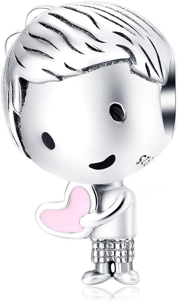 Boy OR Girl Dangle 925 Sterling Silver Child Charm Beads for Fashion Charms Bracelet & Necklace