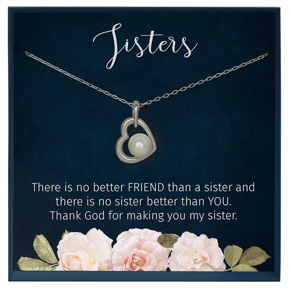 Sistser Gifts from Sister Necklaces for Big Sister Gifts for Sister Birthday Gift Best Sister Gift Sister Jewelry Little Sister Inspirational Gifts