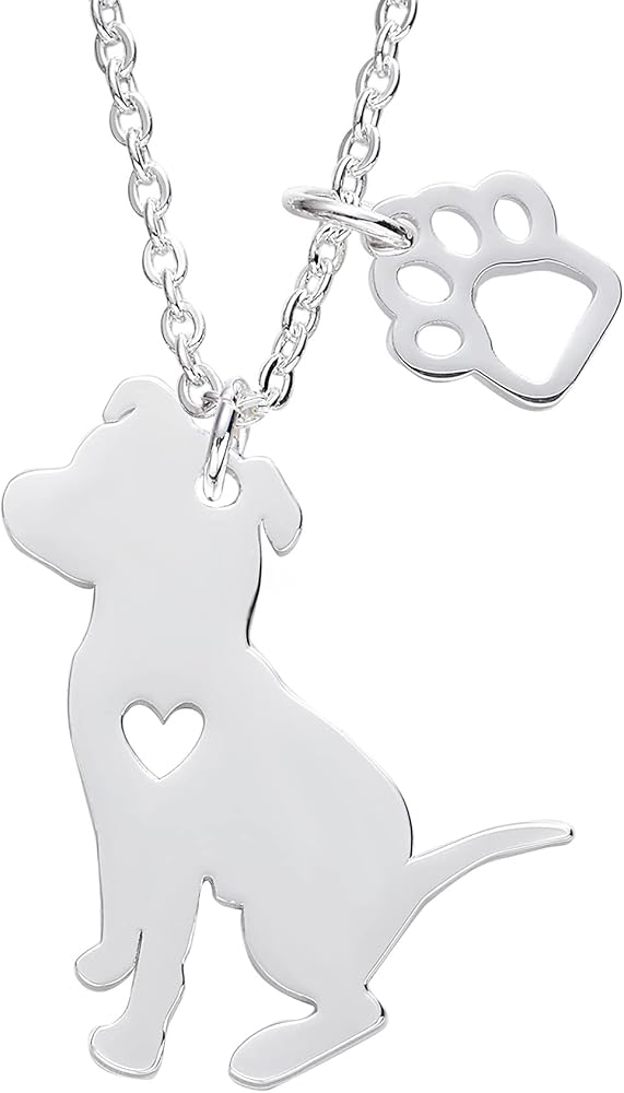 Animal Yorkie Labrador Pitbull Husky Alaskan Akita Boxer Corgi Dachshund German Shepherd Golden Retriever stainless steel Pet Dog Doggy Pendant Necklace Gift