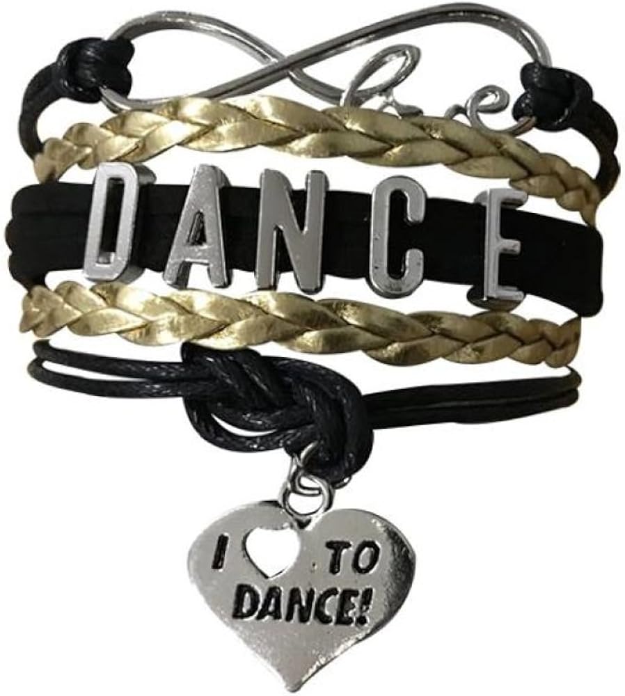 Infinity Collection Dance Bracelet- Girls Dance Jewelry - Gift For Dance Recitals, Dancers and Dance Teams