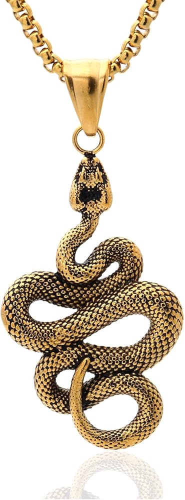 Punk Jewelry Animal Snake Pendant Cool Necklace