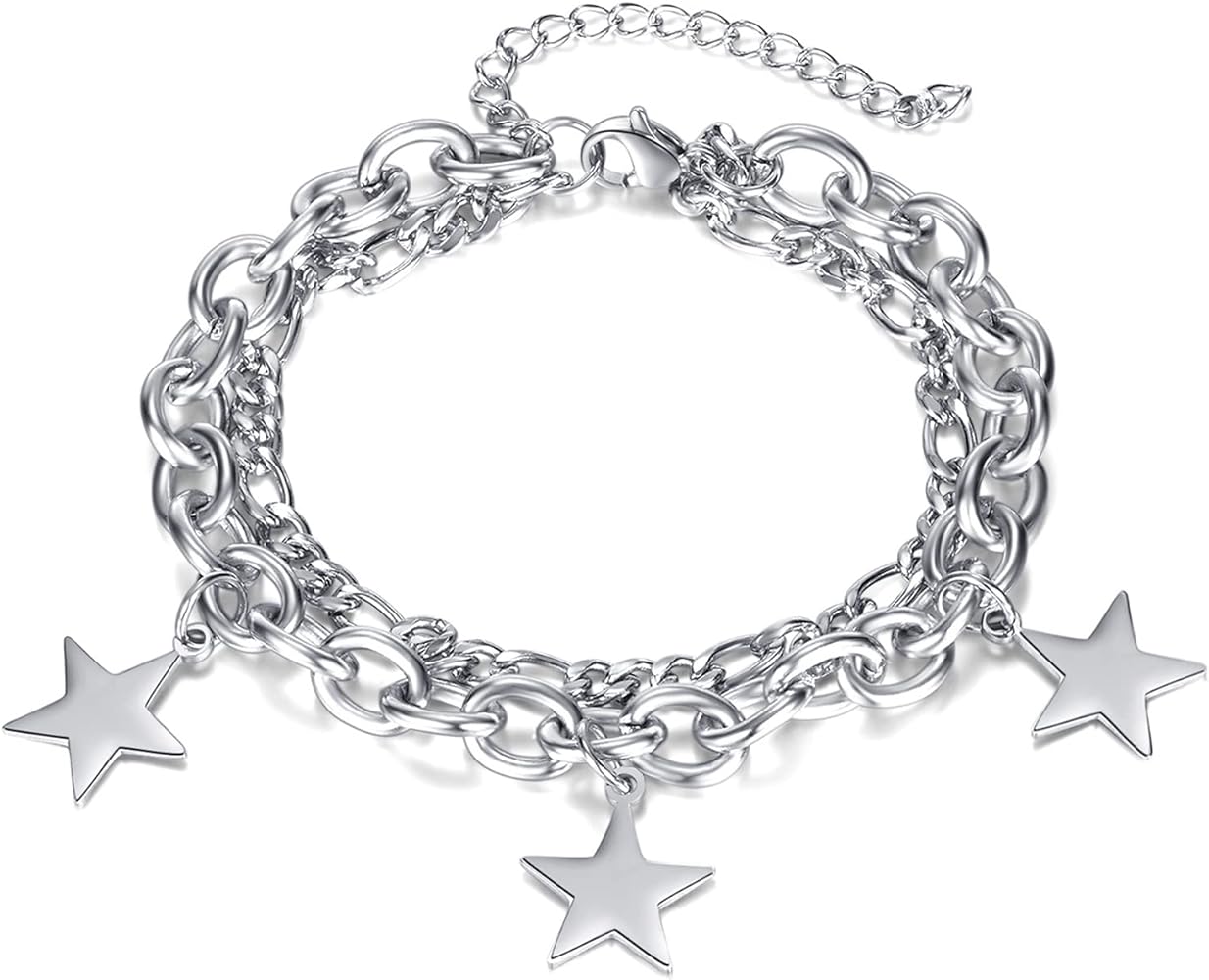 Fashion Adjustable Link Bracelet Star Stack Chain Bracelet