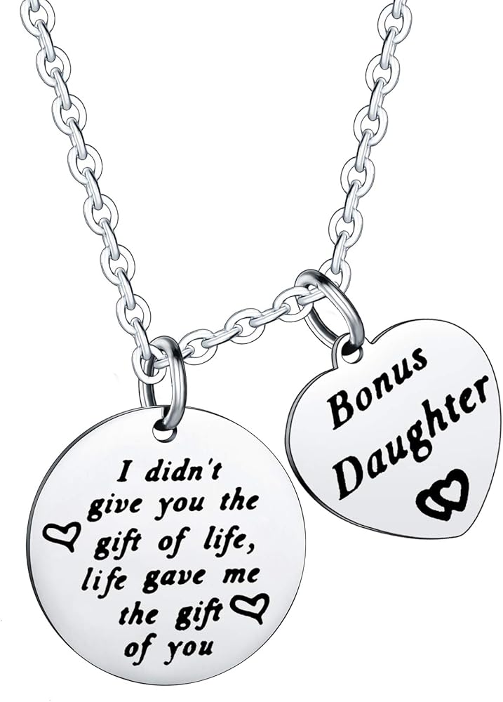 Daughter Gifts from Mom I Didn’t Give You The Gift of Life Life Gave Me The Gift of You Bonus Daughter Gifts