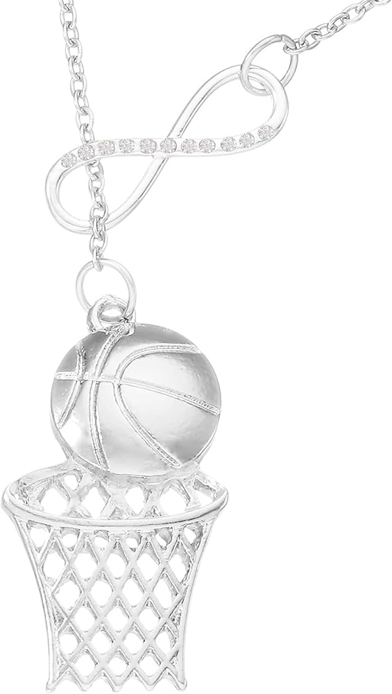 Basketball Necklace for Girls Teen Women Basketball Player Gifts from Coach Necklaces Basketball Items