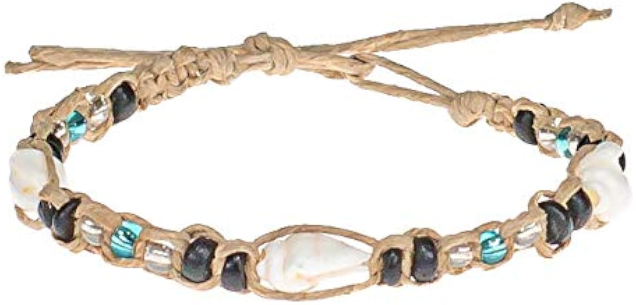 BlueRica Hemp Anklet with Nassa Shells