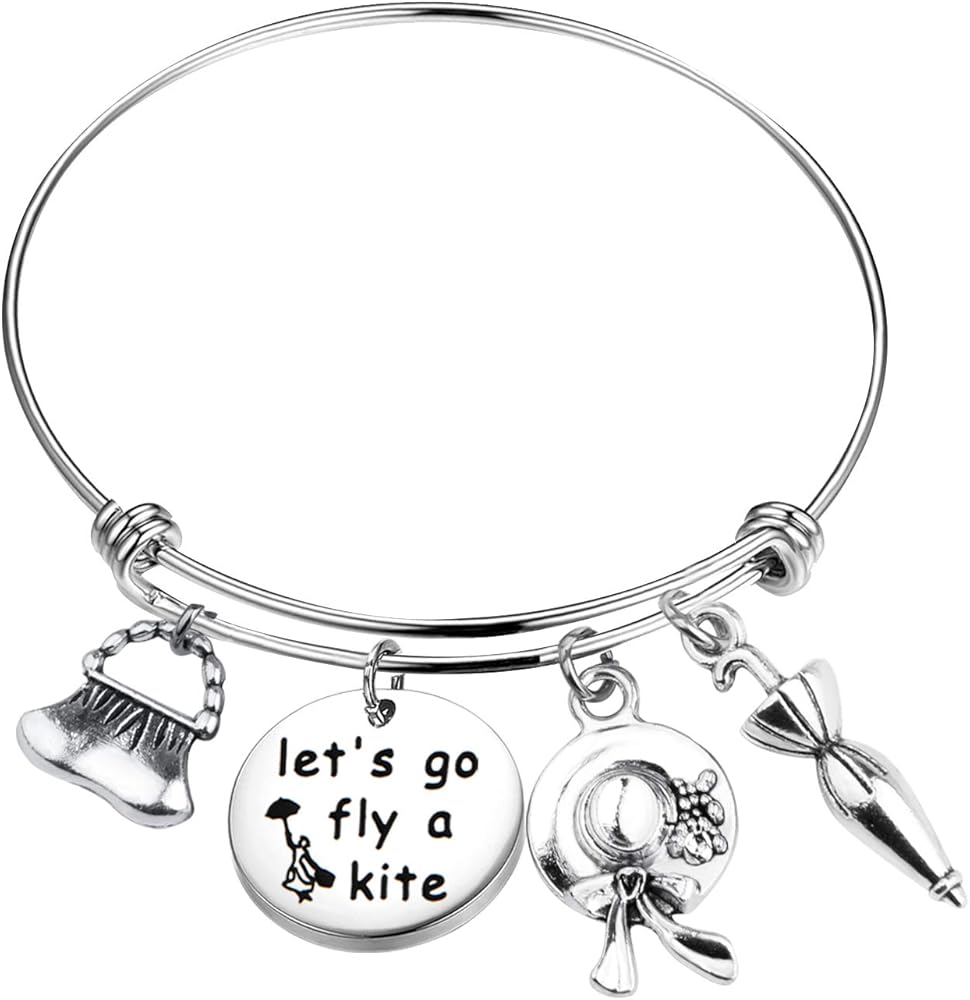 ENSIANTH Mary Inspired Jewelry Let's Go Fly a Kite Bracelet Musicals Lover Gift Practically Perfect in Every Way gift