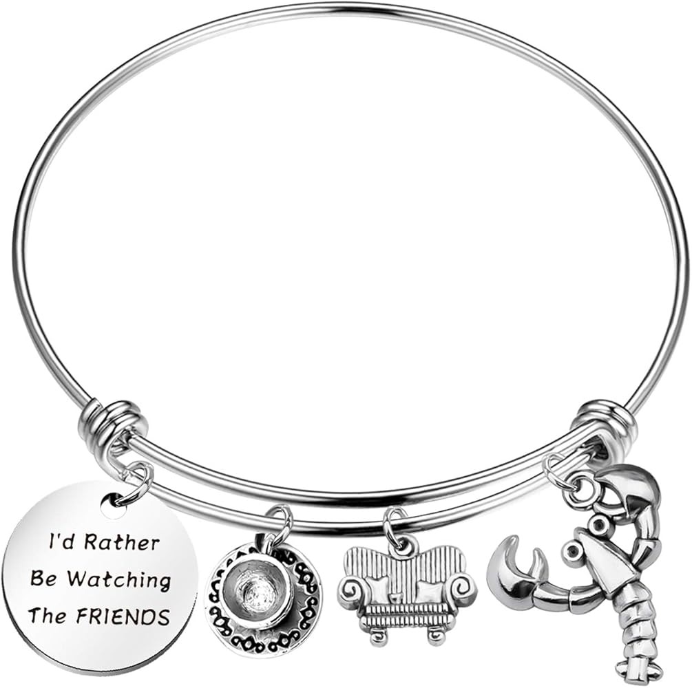 TGBJE TV Show Gift TV Show Fans Gift I'd Rather Be Watching Frend Fans Bracelet Friend Inspired Gift