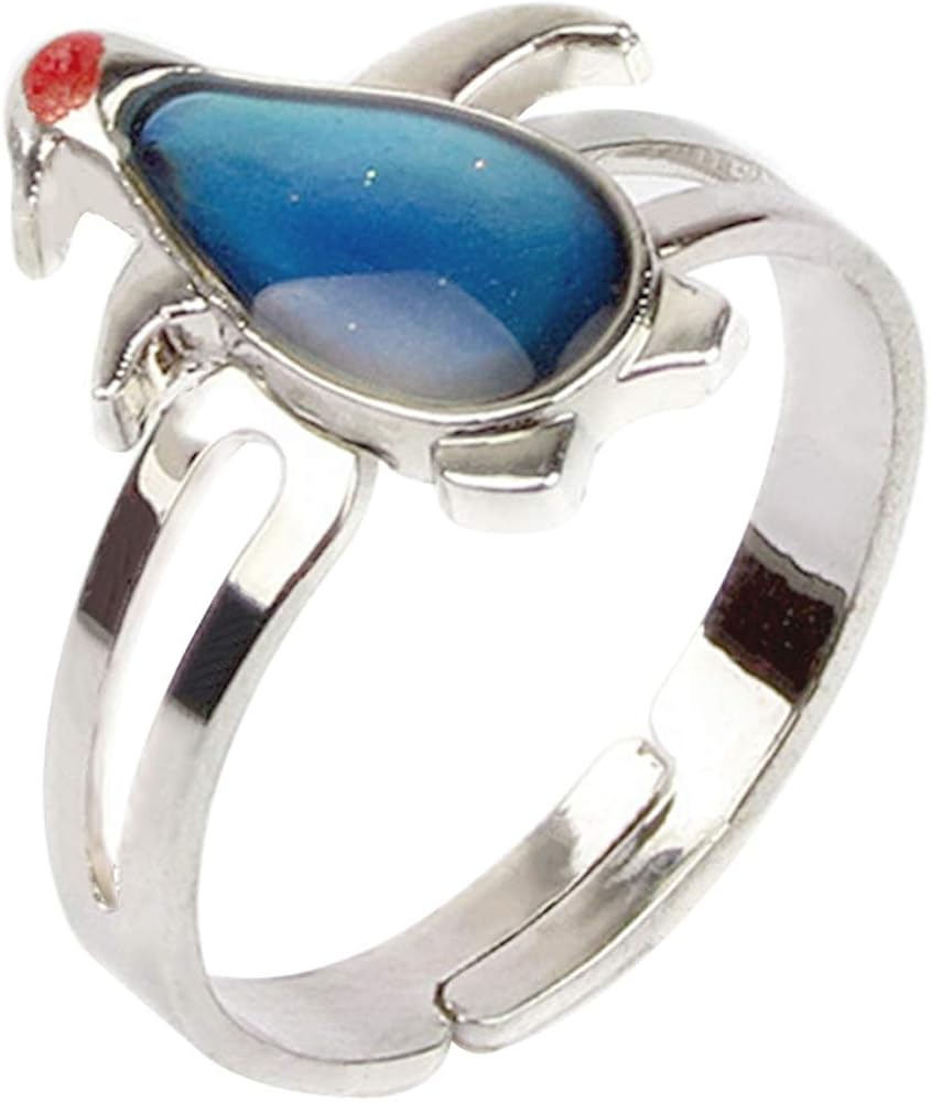 Jude Jewelers Adjustable Color Changing Mood Ring Inspirational Mystique Marble