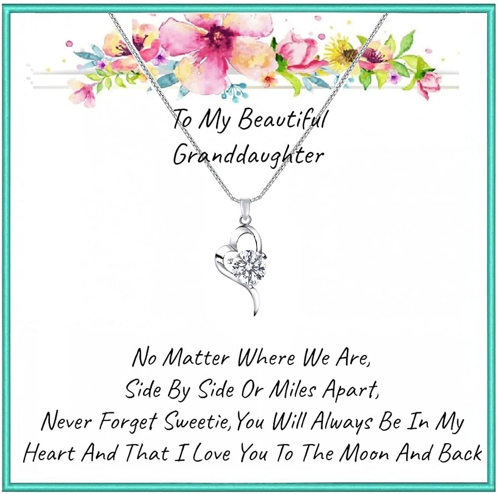 Granddaughter gift, Granddaughter Necklace, Granddaughter gifts from grandma, Grandmother Granddaughter jewelry