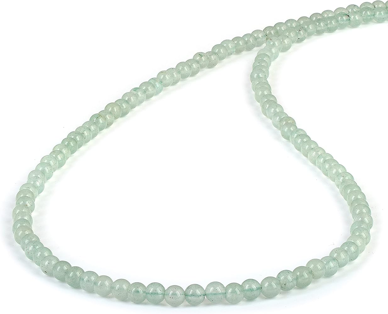 18 Inch Green Aventurine Crystal Necklace With 925 Sterling Silver Aventurine Crystals Jewelry - Necklaces for Women/Men Jade Aventurine Stone Choker