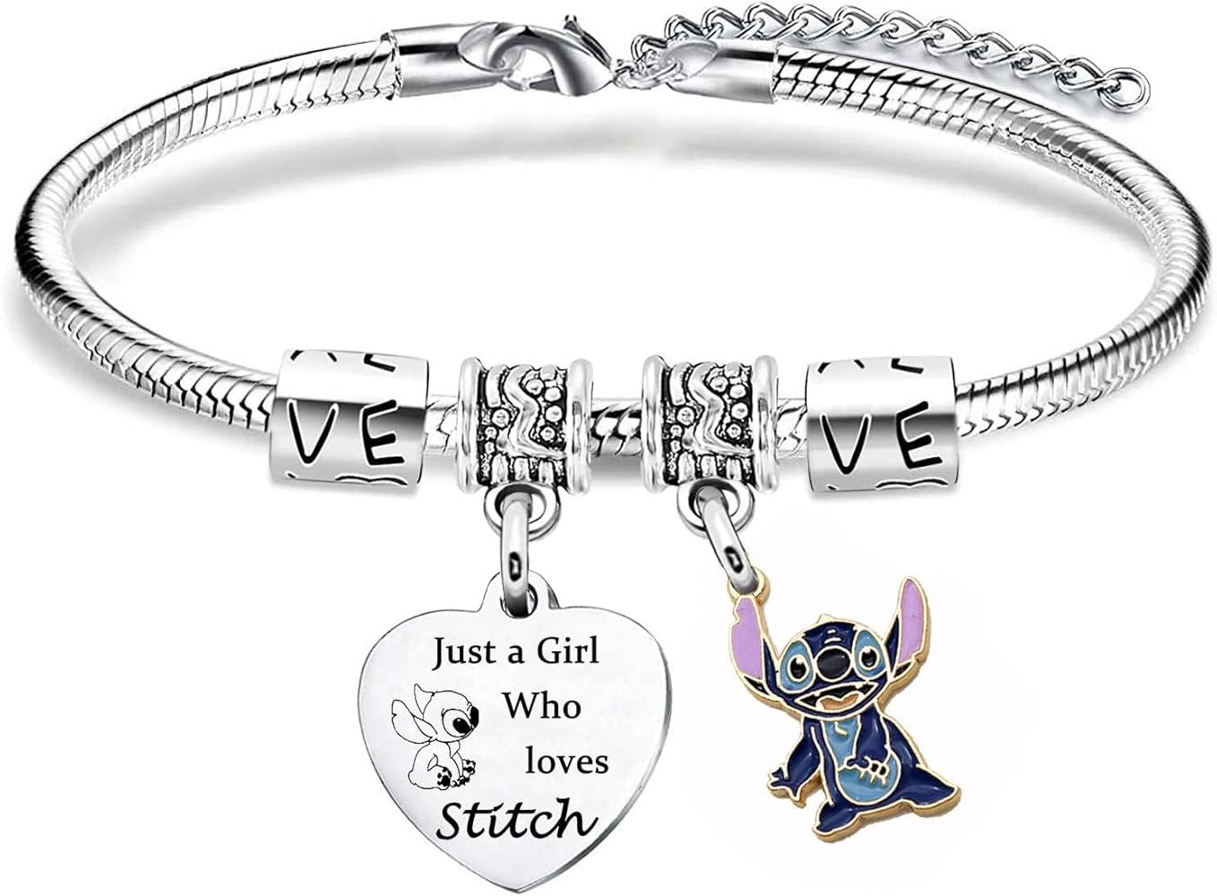 Ohana Charm Bracelets Stitch Gifts Ohana Jewelry Stitch Jewelry Gifts for Friends Stitch Lover Gifts