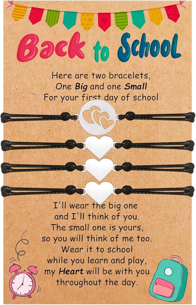 First Day of School Bracelet Back to School Bracelet First Day of School Bracelets for Mom First Day of School Gift