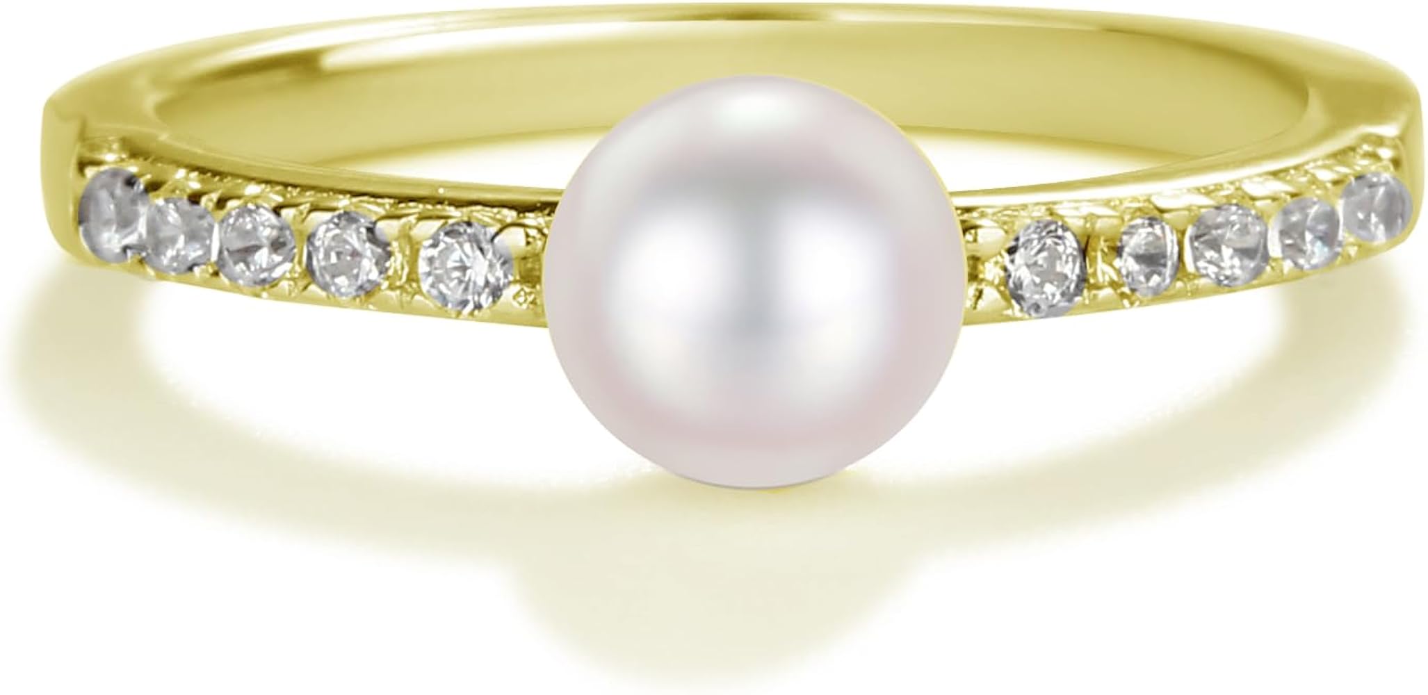 Precious Pieces Sterling Silver Cultured Pearl Baby Ring for Babies, Infants, Little Girls, Kids, Toddler, and Pinky Ring for Teens and Women