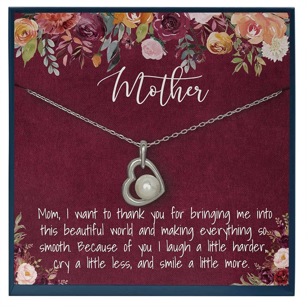 Idea Mom Gifts from Daughter to Mother Gifts for Mother from Son Mom Birthday Gifts Necklace for Mother Jewelry Personalized Gifts