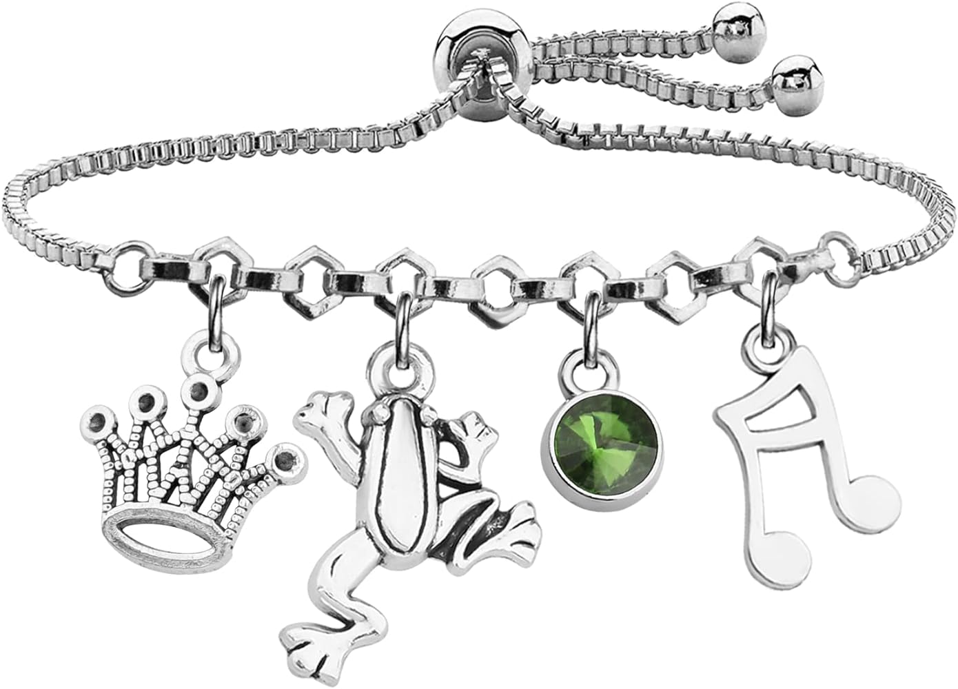 Princess Fans Gift Frog Inspired Bracelet for Women Girl Inspiration Fairy Stories for Her