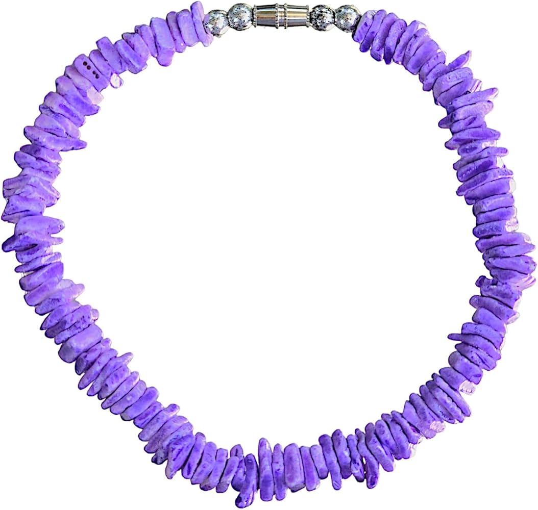 BlueRica Puka Chip Shell Anklet (Solid Color) 10"