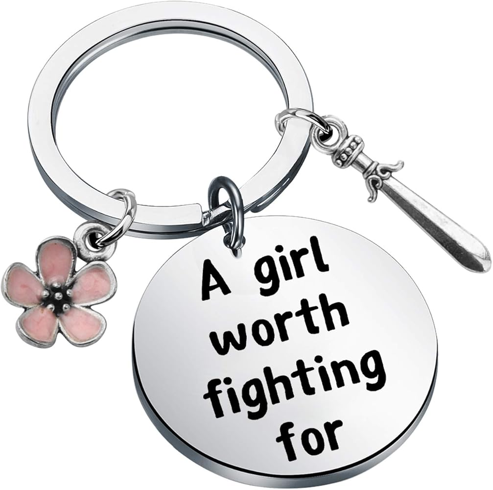 BNQL Inspired Bracelet A Girl Worth Fighting for Charm Bracelet (keychain)