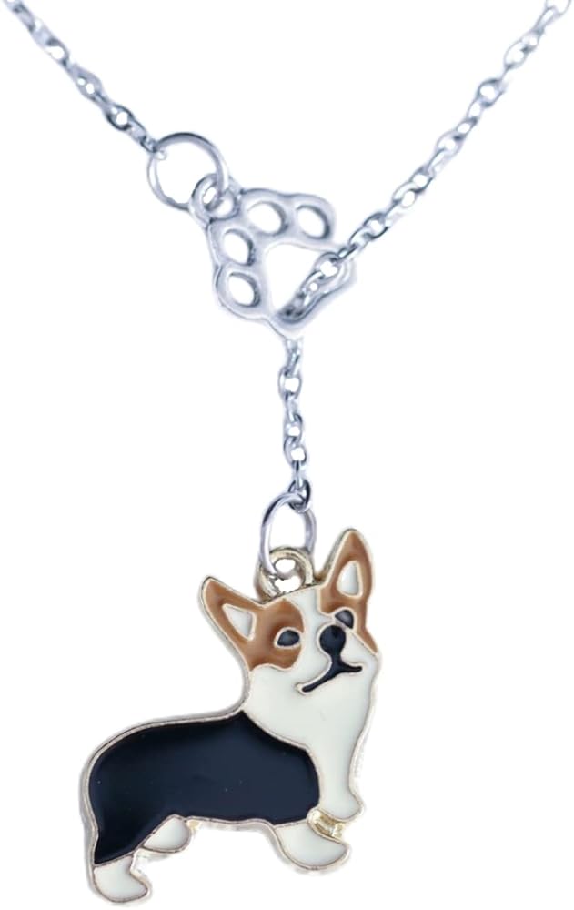 Corgi Necklace for Women Gifts Girls Corgi Mom Merchandise Corgis Lovers Merch Owners Jewelry Corgi Necklace