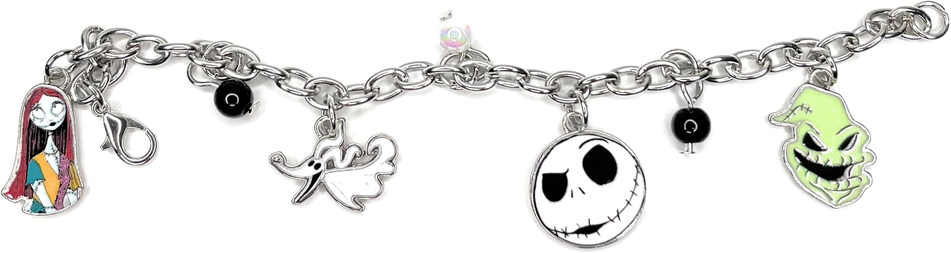 Disney Tim Burton's The Nightmare Before Christmas Charm Metal Bracelet