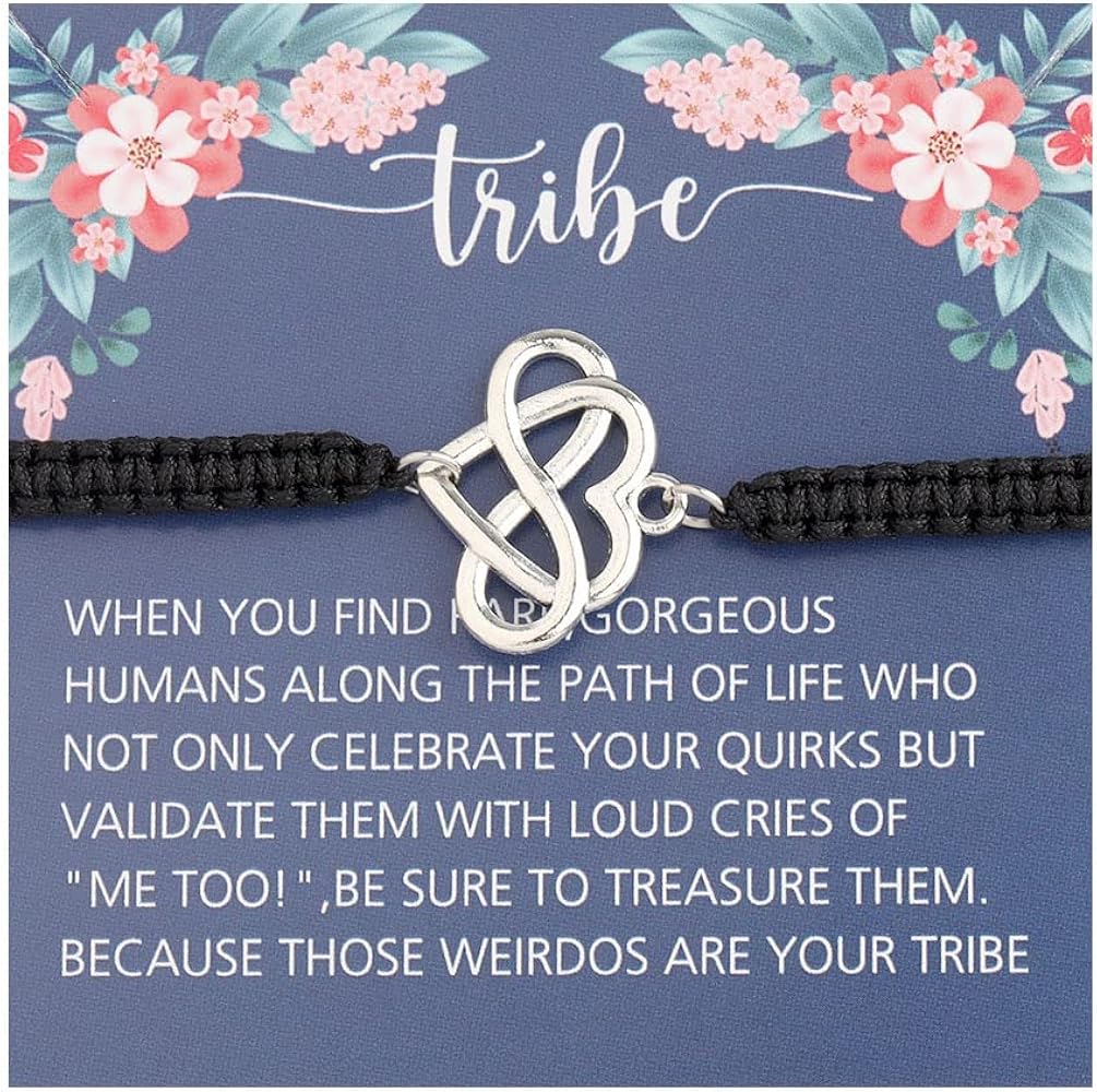 KUIYAI Tribe Bracelet Knot Charm Jewelry Colleague Gift Friends Gift Message Card Gift Graduation Gift