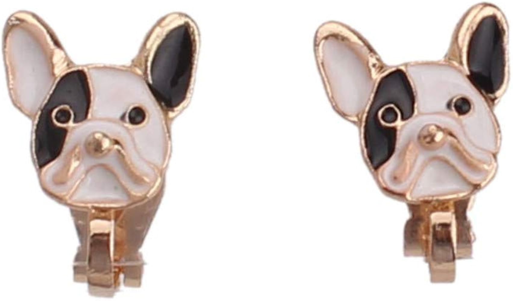 Cute Cartoon Animal Shape Clip on Earrings Non Pierced Luxury Fashion Small Clip Earrings