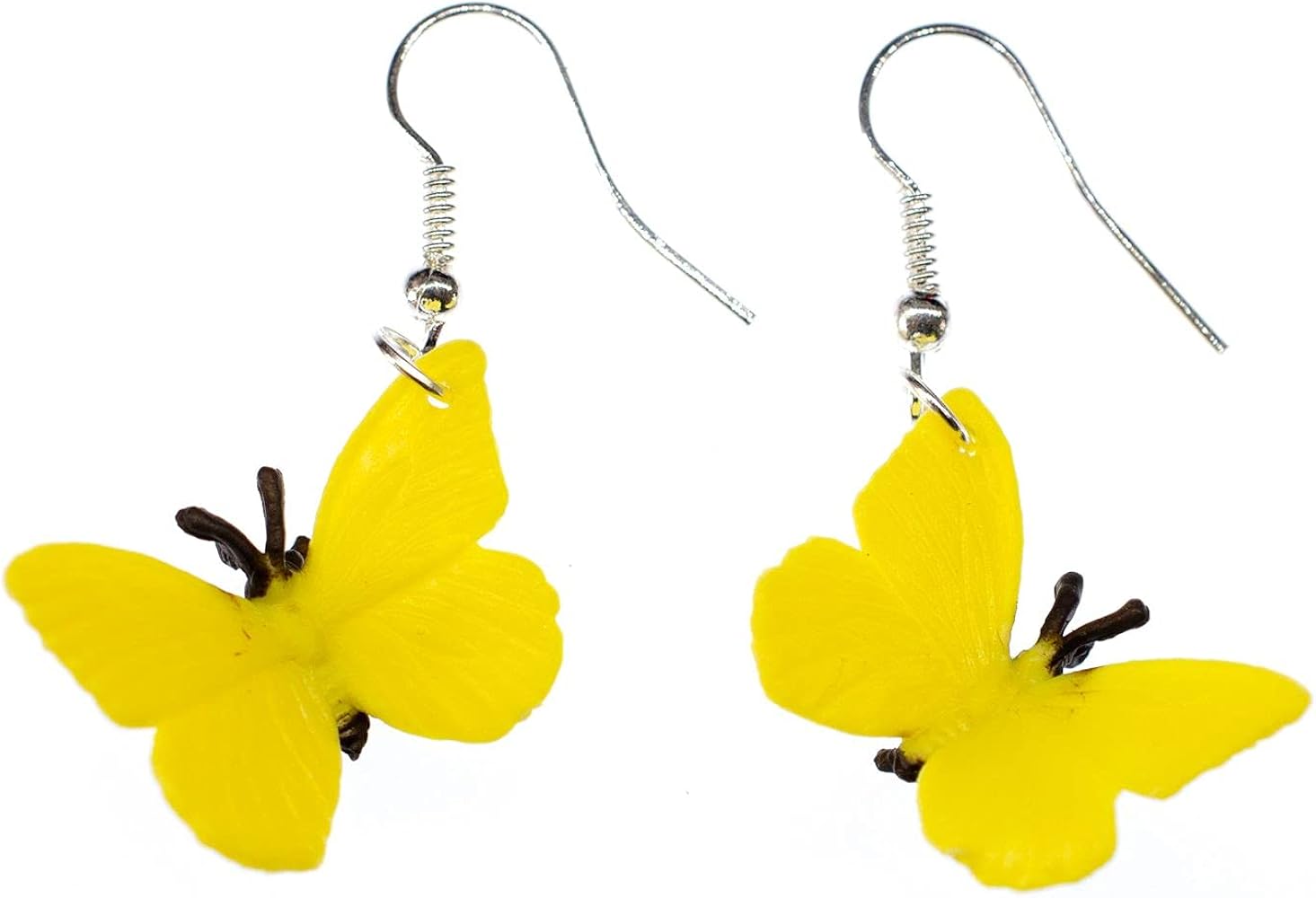 Butterfly Earrings Miniblings Kids Spring Animal Insect Yellow Girls