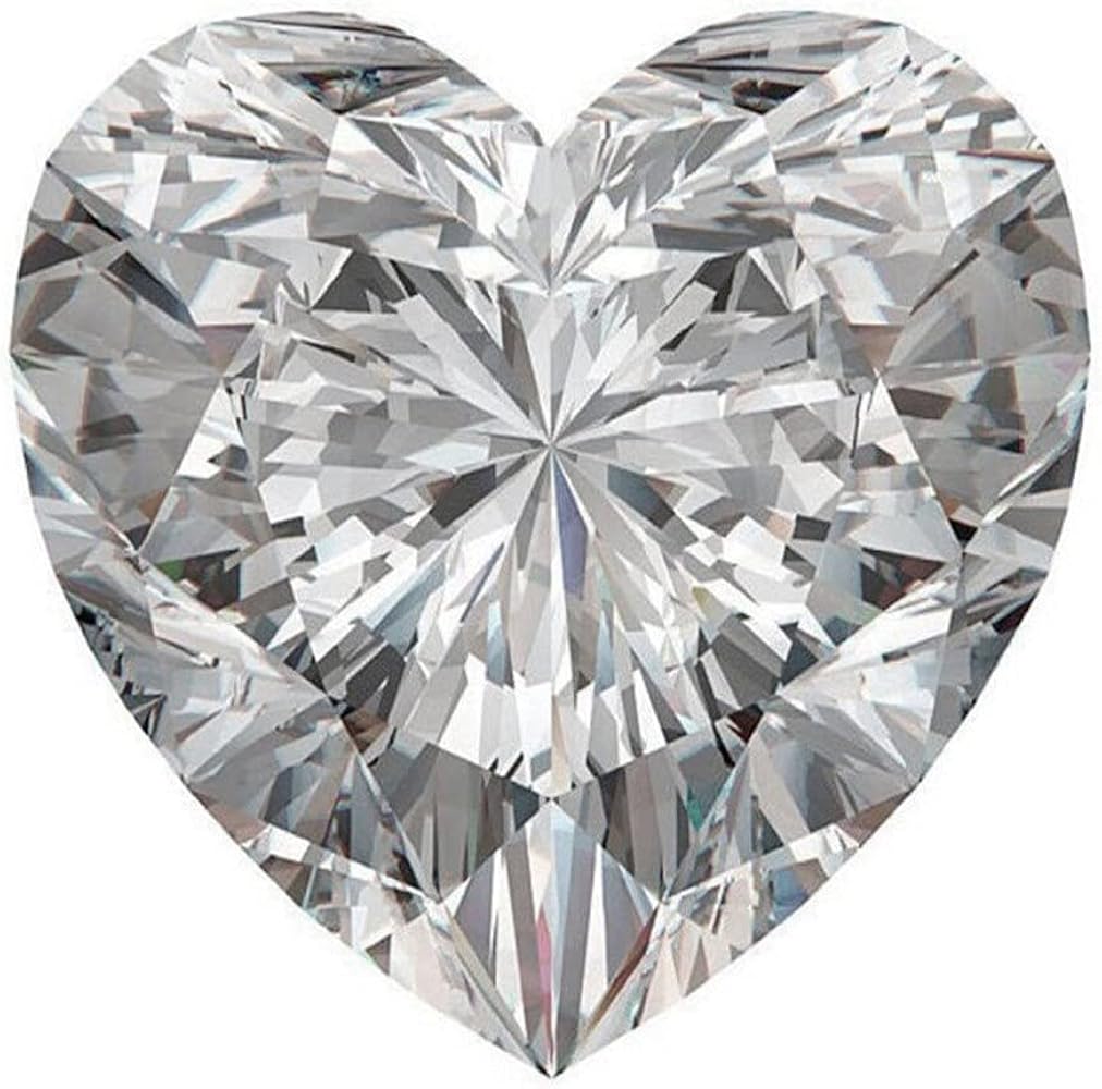 7CT Heart Cut Loose Moissanite Colorless VVS1 Clarity, Loose Gemstone, for Engagement Ring & Jewelry Use for Pendant/Ring/Earring/Gift, Loose Moissanite Diamond