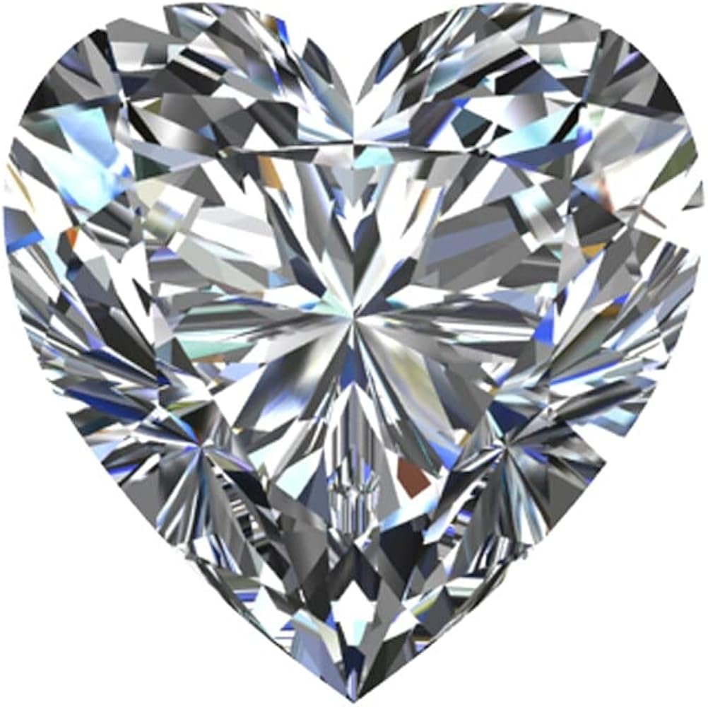 1CT-10CT Heart Cut Loose Moissanite Colorless VVS1 Clarity, Loose Gemstone, for Engagement Ring & Jewelry Use for Pendant/Ring/Earring/Gift, Loose Moissanite Diamond