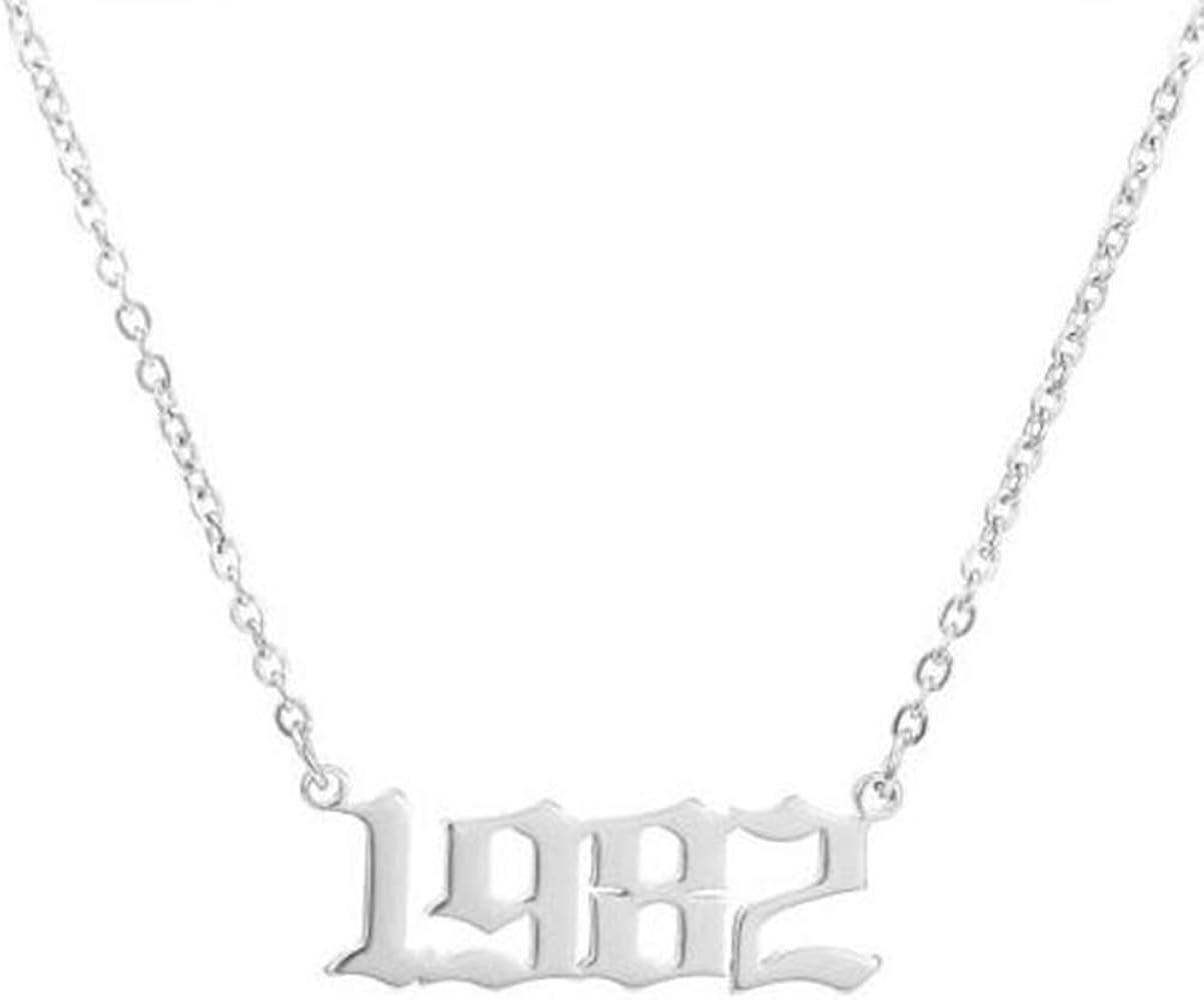 Jude Jewelers Stainless Steel Birthday Graduation Anniversary Statement Party Necklace