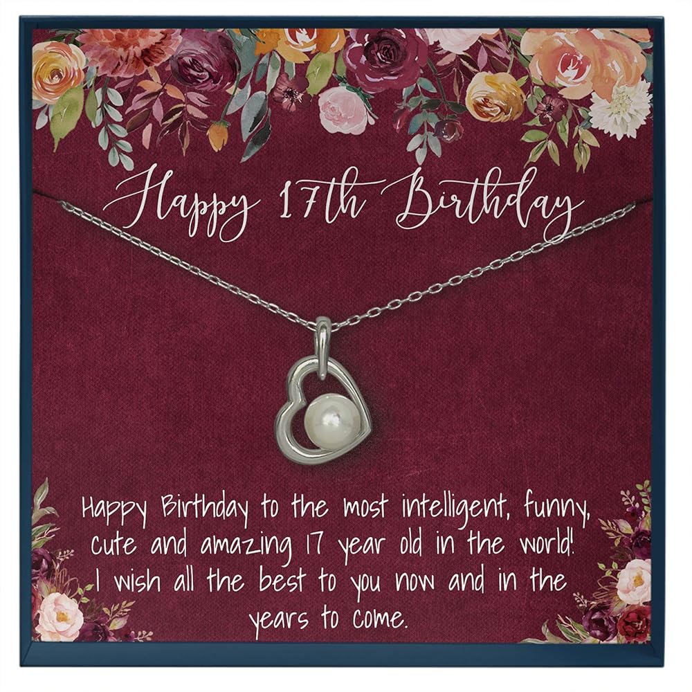 Gifts for 17 Year Old Girl Birthday Gifts for 17 Birthday Necklace for 17th Birthday Gifts for Seventeen Girl Birthday Jewelry Gifts