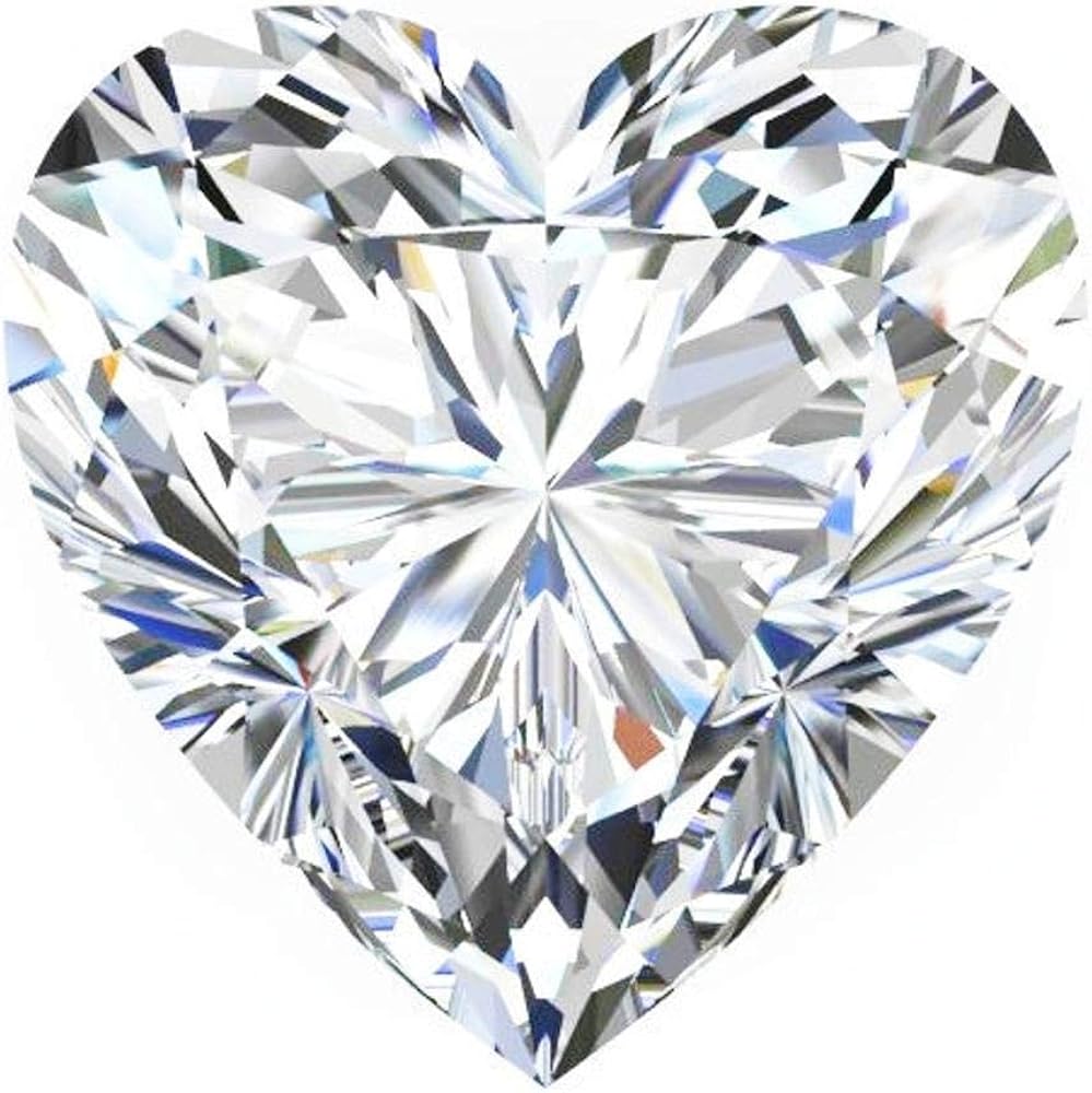 Excellent Heart Cut Loose Moissanite Stone for Engagement Ring, Wedding Band, Earring, Pendants, Bracelet or Your Dream Jewelry (1.0CT-25.0CT, VVS1, Colorless)