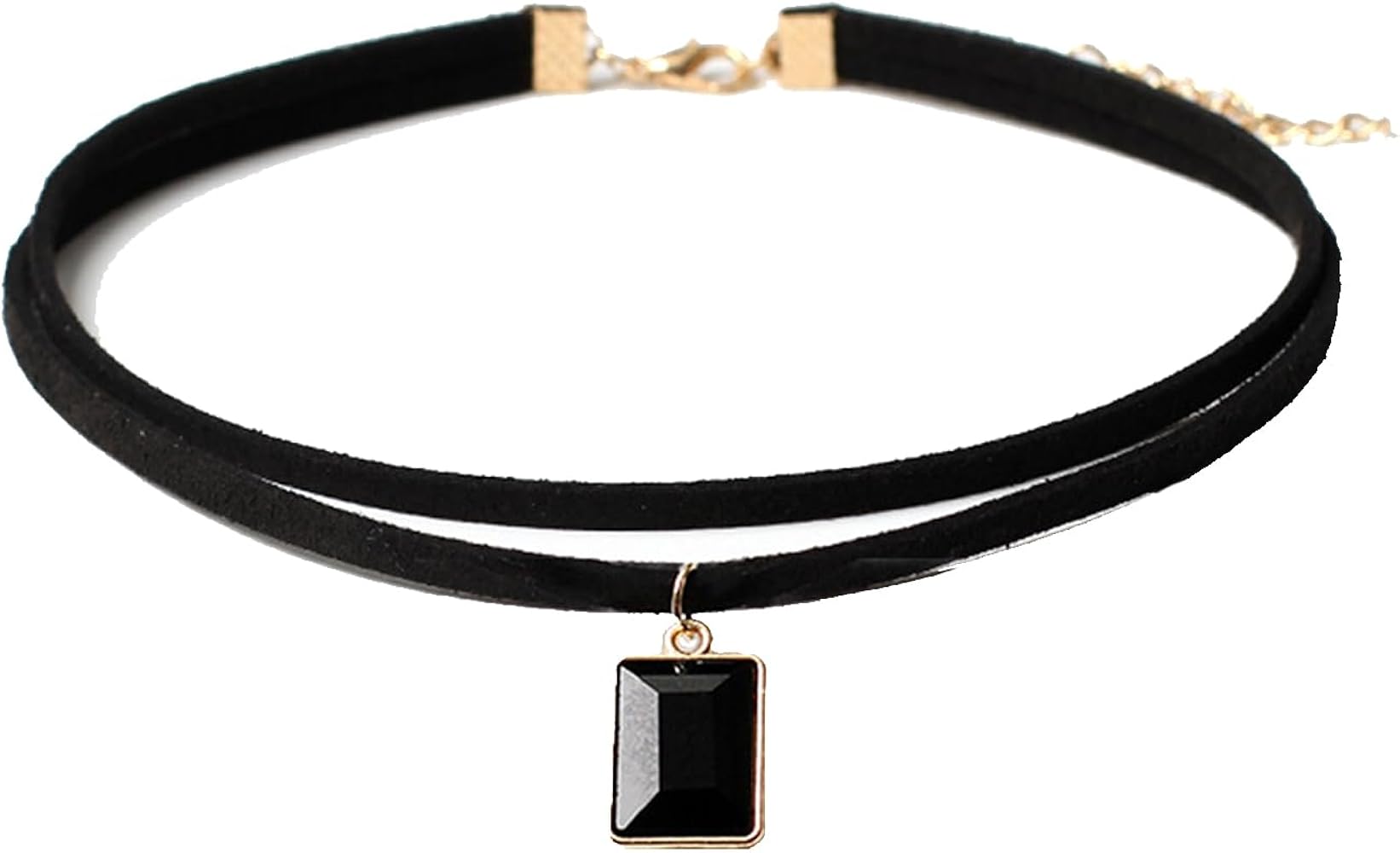 Black Choker Necklaces for Women Velvet Lace Choker Collar Necklace Goth Layered Choker Necklaces for Women Girls Jewelry Gifts