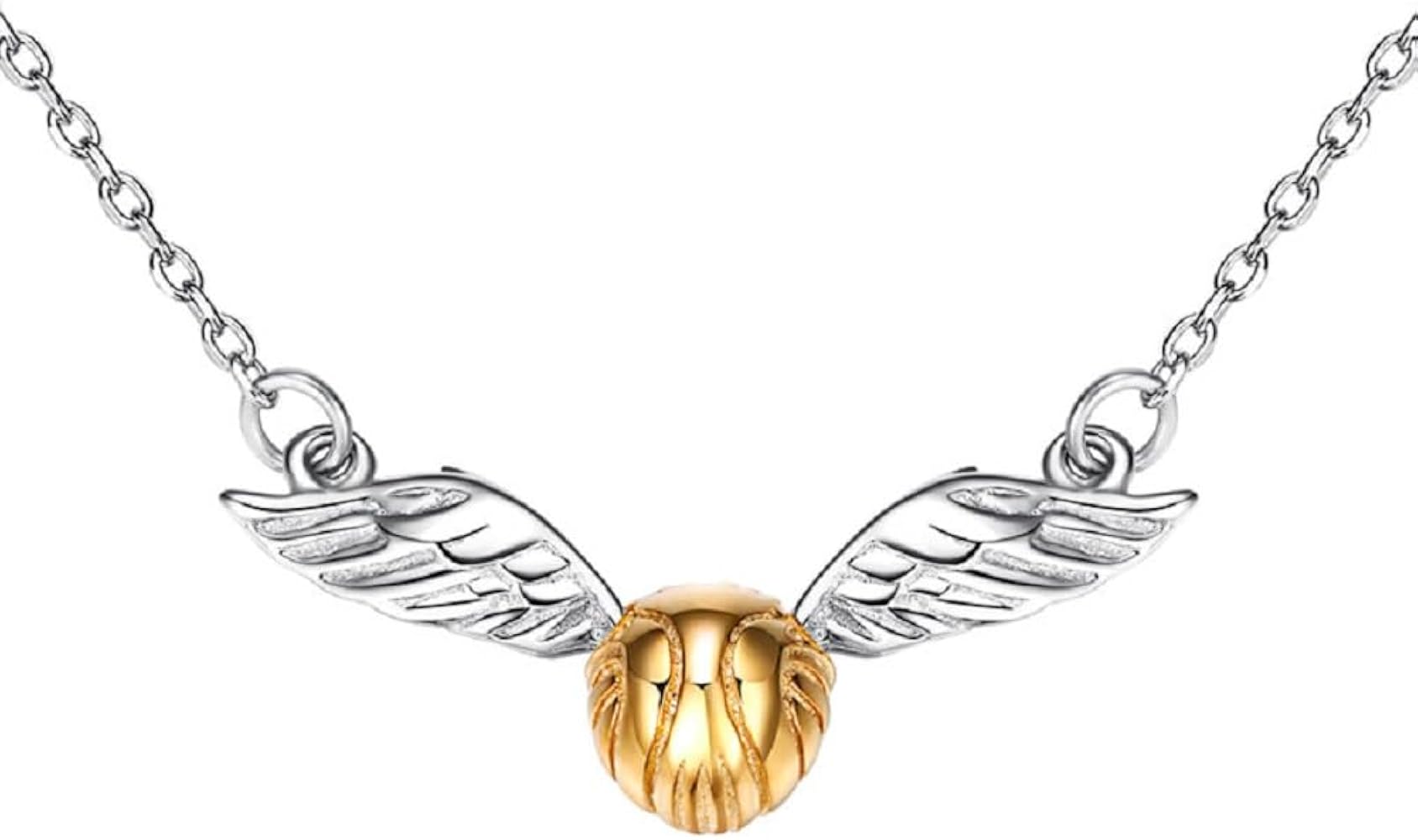 Golden Snitch 925 Silver Quidditch Necklace