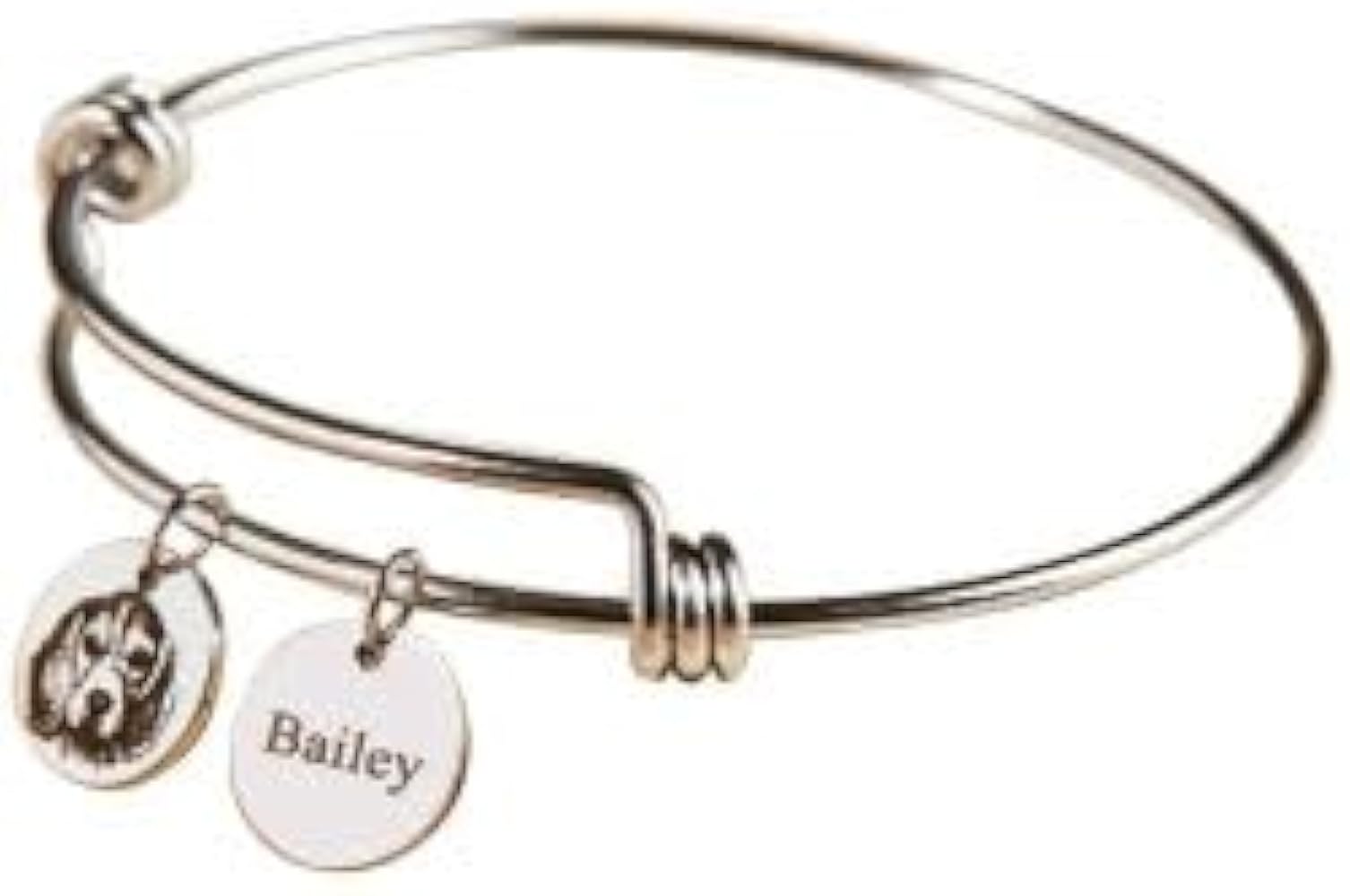 Personalized Commemorative Gift Personality Jewelry Adjustable Bangle Bracelet