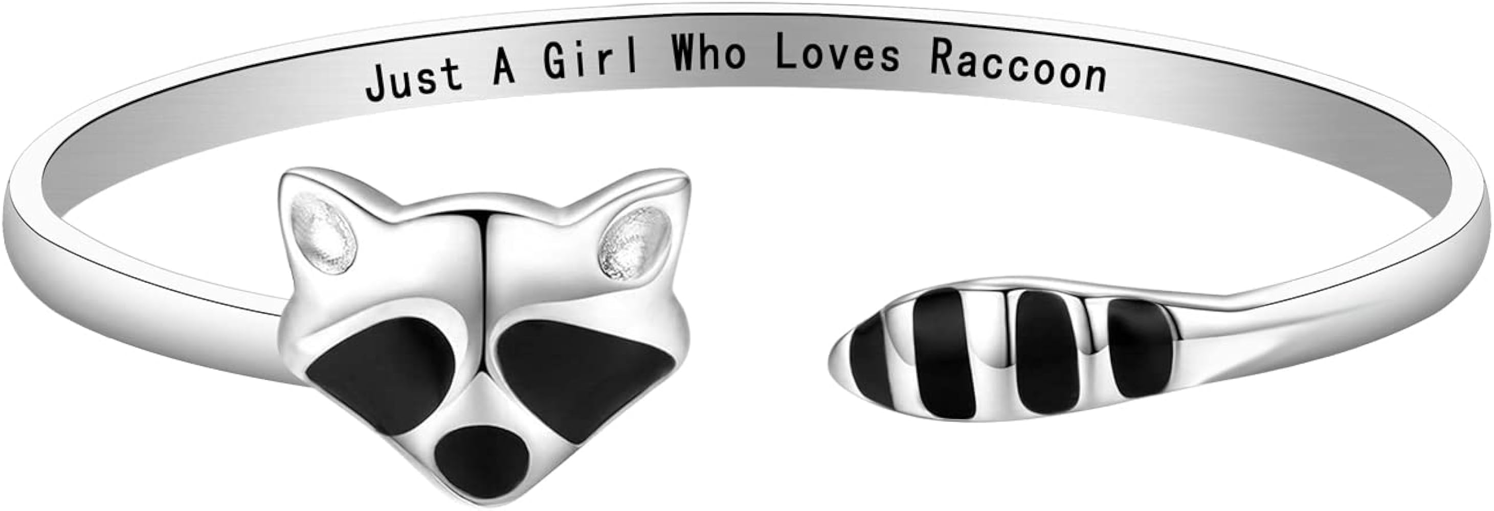 Zuo Bao Raccoon Bracelet Raccoon Lover Gift Just A Girl Who Loves Raccoon Jewelry Gift For Animal Protector Lover