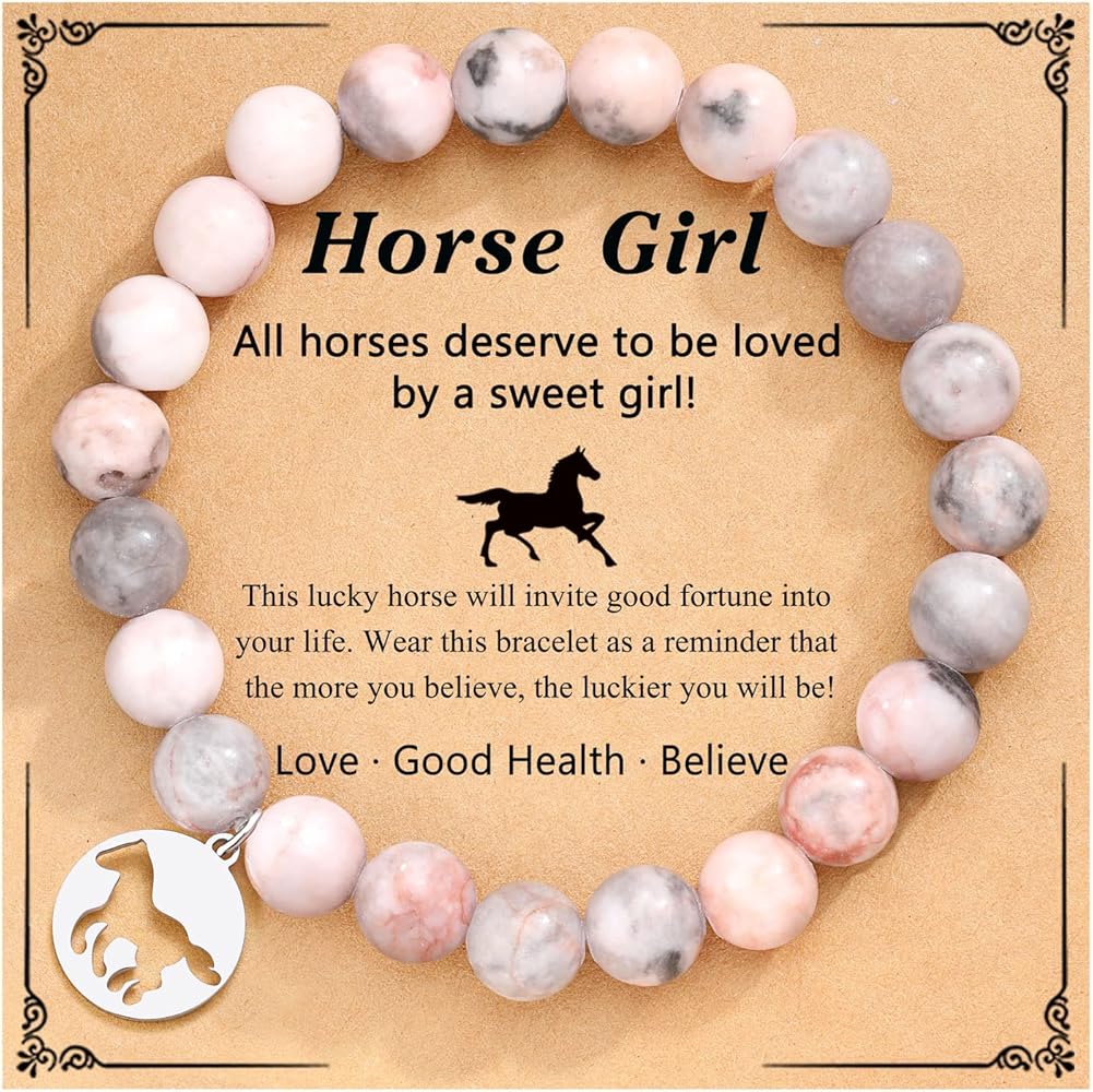 Horse Gifts for Girls Horse Bracelets Birthday Christmas Gifts for Girls Horse Lover Women Daughter Granddaughter Niece