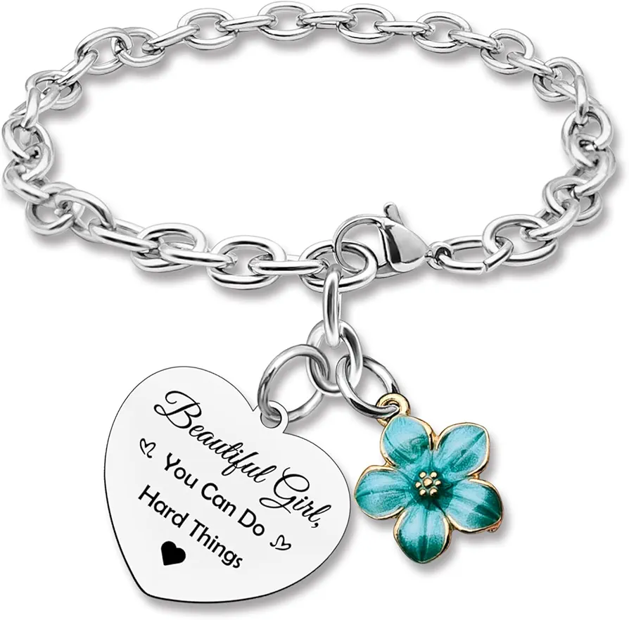 Inspirational Gifts for Teen Girls Encouragement Bracelet Friendship Gifts from Sister Birthday Gifts for Daughter Granddaughter Friends Graduation Gifts Niece Gifts from Aunt Cousin Gifts from Cousin