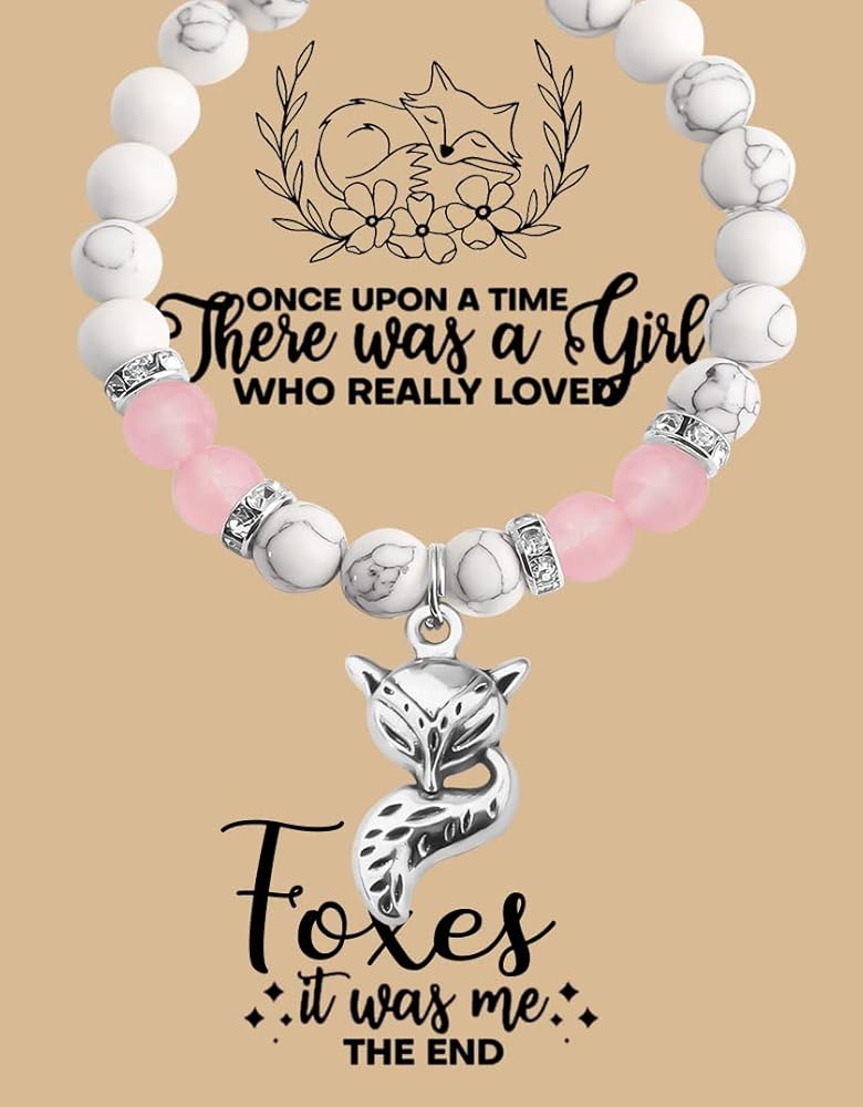 MAOFAED Fox Gift Fox Lover Gift Fox Bracelet Fox Jewelry Gift For Her