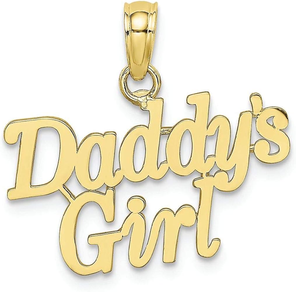 10k Yellow Gold Daddy's Girl Charm