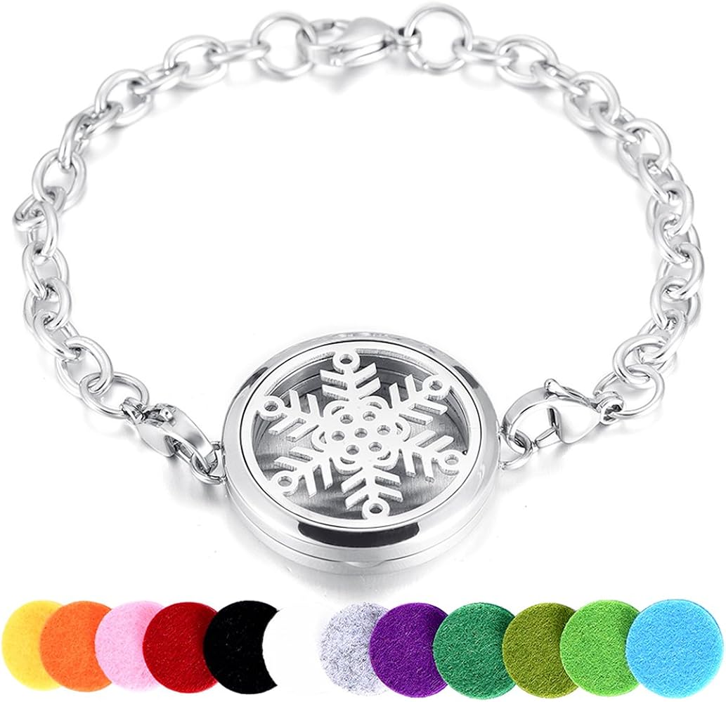 memorial jewelry Aromatherapy Essential Oil Perfume Stainless Steel Bangle Bracelet