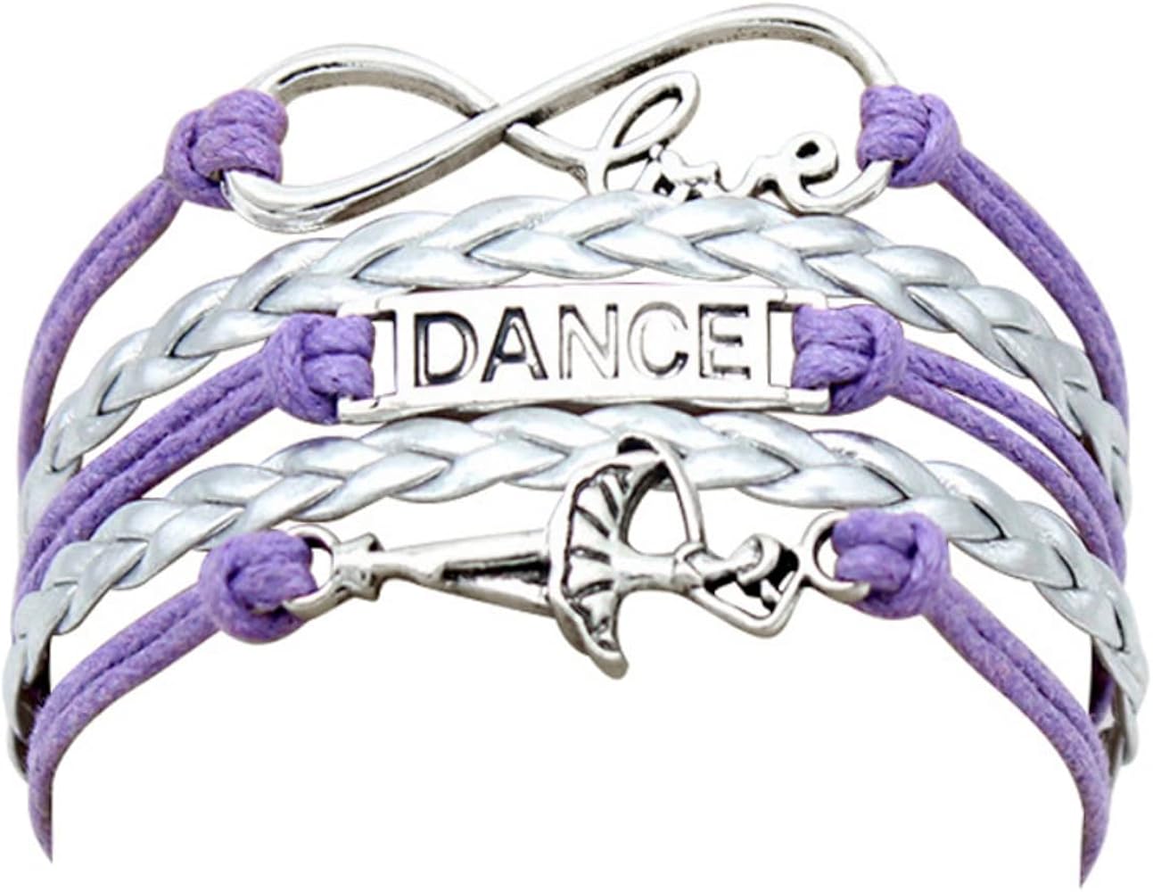 Infinity Collection Dance Bracelet- Girls Dance Jewelry - Gift For Dance Recitals, Dancers and Dance