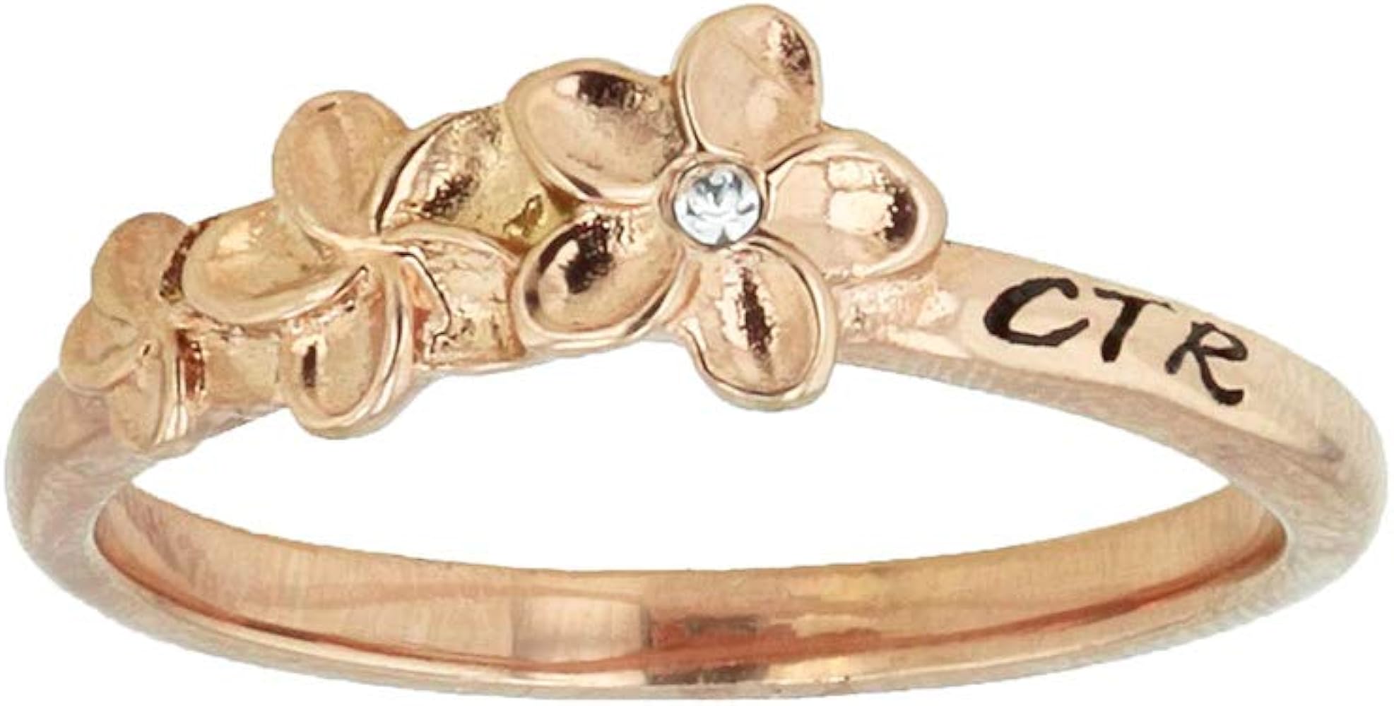 LDS Plumeria CTR Ring